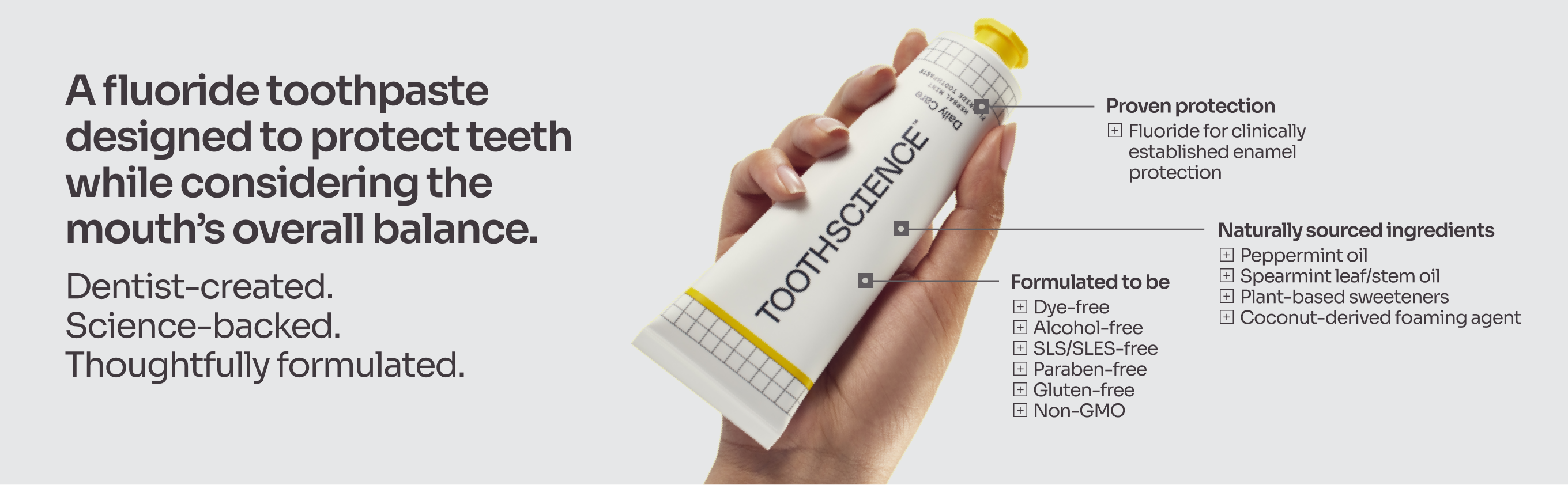 ToothScience product detail page modules